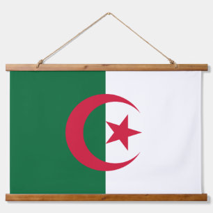 Wandtapijt met vlag van Algerije Hangend Wandkleed