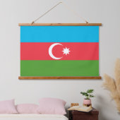 Wandtapijt met vlag van Azerbeidzjan Hangend Wandkleed (Slaapkamer)
