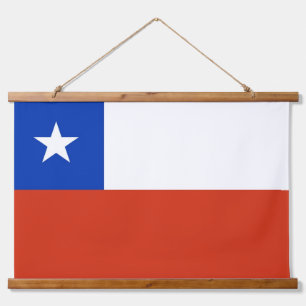 wandtapijt met vlag van Chili Hangend Wandkleed