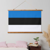 Wandtapijt met vlag van Estland Hangend Wandkleed (Slaapkamer)