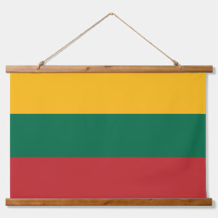 Wandtapijt met vlag van Litouwen Hangend Wandkleed