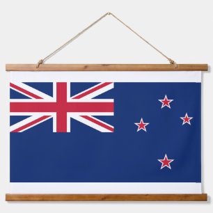 Wandtapijt met vlag van Nieuw-Zeeland Hangend Wandkleed