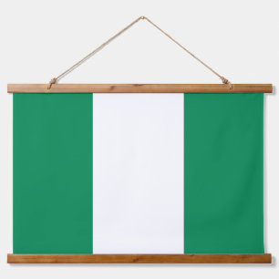 Wandtapijt met vlag van Nigeria Hangend Wandkleed