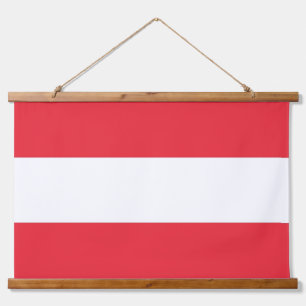 Wandtapijt met vlag van Oostenrijk Hangend Wandkleed