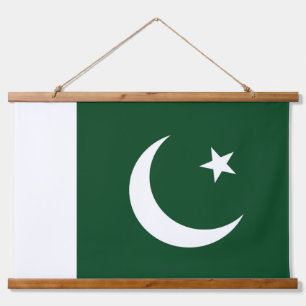 Wandtapijt met vlag van Pakistan Hangend Wandkleed