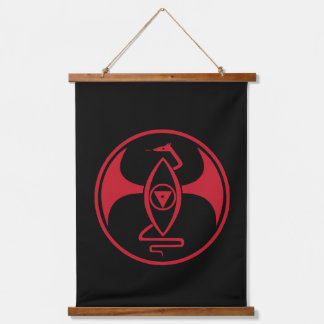 Wandtapijt van hout hangend wandkleed