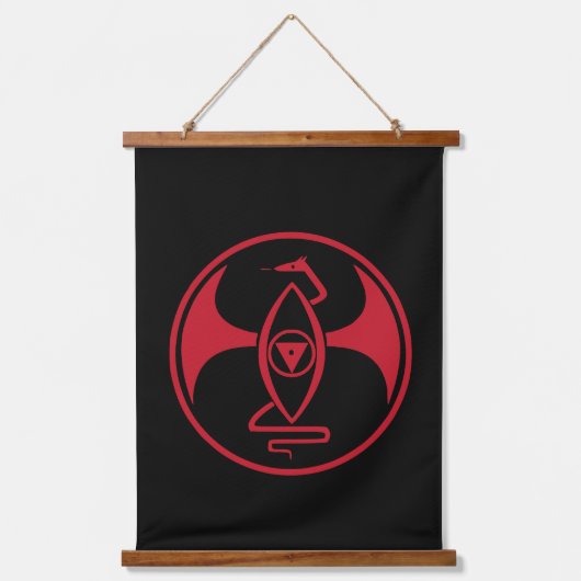 Wandtapijt van hout hangend wandkleed (Voorkant)