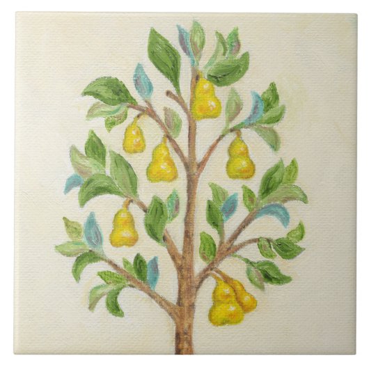 Wandtegels van de pear tegeltje (Voorkant)