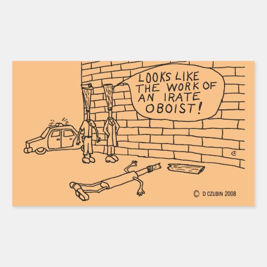 Wandtest Rechthoekige Sticker (Voorkant)