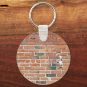  wandtextuur van rode bloedbrander sleutelhanger (Voorkant)