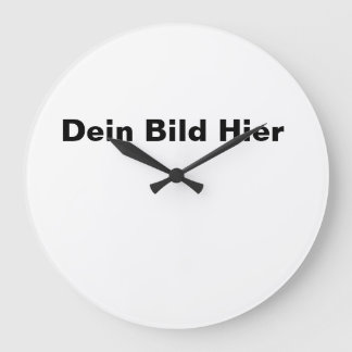 Wanduhr mit deinem Bild selbst gestalten Grote Klok