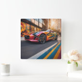 WANDUHREN VIERKANTE KLOK (Huis)