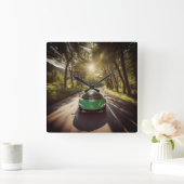 WANDUHREN VIERKANTE KLOK (Huis)