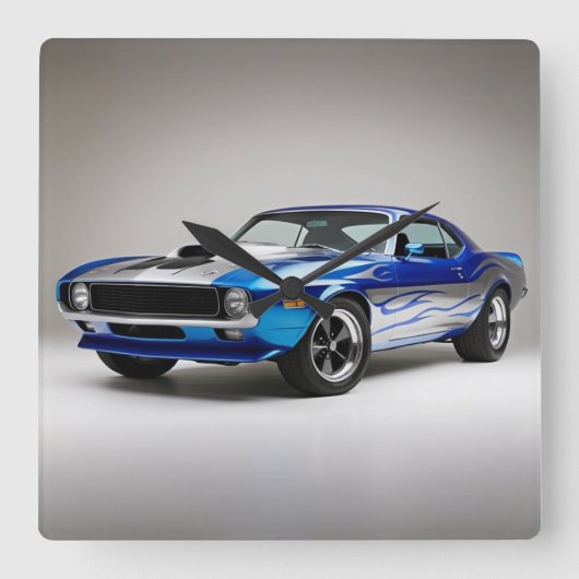 WANDUHREN VIERKANTE KLOK (Voorkant)