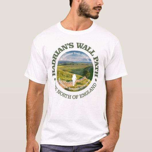 Wandwand van Hadrian T-shirt (Voorkant)