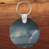 Wandwolk met blikseminslag sleutelhanger (Voorkant)