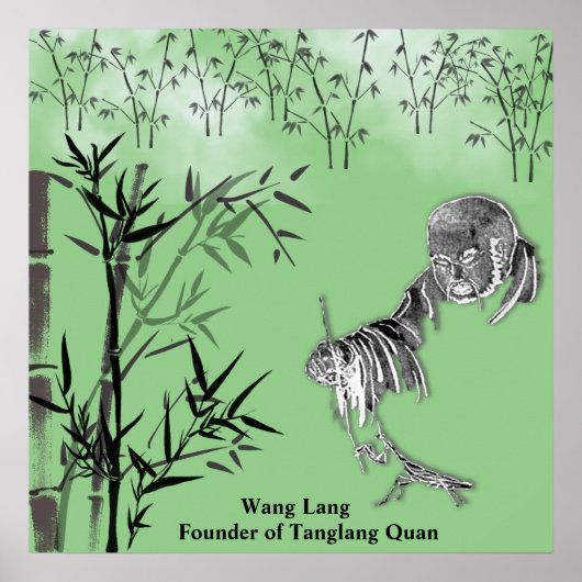 Wang Lang Founder of Tanglang Quan Poster (Voorkant)