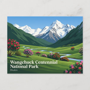Wangchuck Centennial Nationaal Park Bhutan Briefkaart