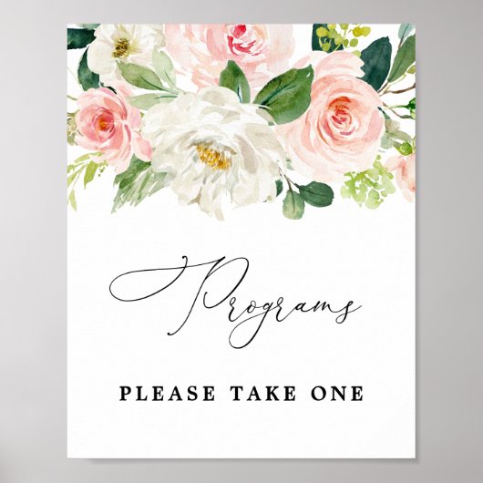 Wangen Programs Gelieve Eén Bordje te Nemen Poster (Voorkant)