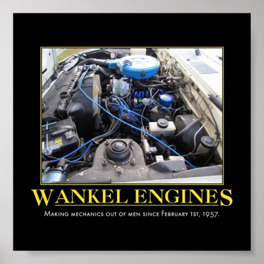 Wankel Engines Poster (Voorkant)