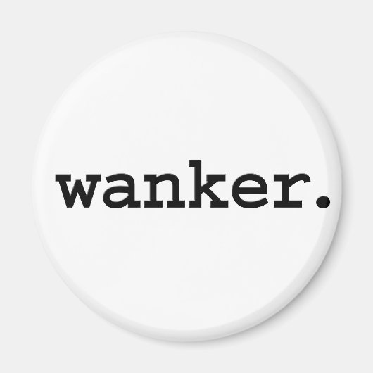 wanker. magneet (Voorkant)
