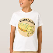 Wanna Cuttle Funny Cuttlefish Pun T-shirt (Voorkant)