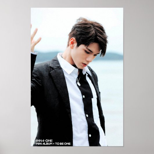 WANNA ÉÉN ENG Seongwoo brandt het Poster op (Voorkant)