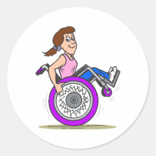 Wanna race ronde sticker