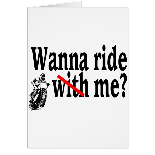 Wanna Ride me (Voorkant)