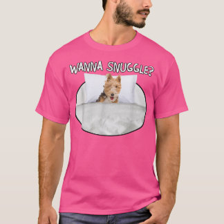 Wanna Snuggle voor Terrier T-shirt