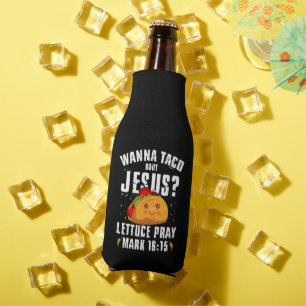 Wanna Taco Over Jezus Cinco de Mayo Christelijk Flesjeskoeler
