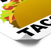 Wanna Taco'Bout it Funny Poster (Hoek)