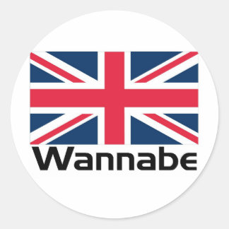 Wannabe - Verenigd Koninkrijk Ronde Sticker
