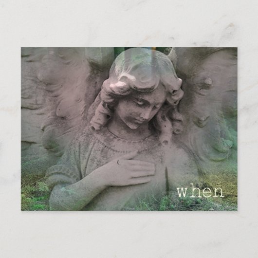 Wanneer... Briefkaart (Voorkant)