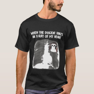 Wanneer de arts röntgenfoto van mijn hart neemt, t-shirt