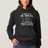 Wanneer de DM Smile RPG Nerd Hoodie (Voorkant)