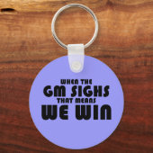 Wanneer de genetisch gemodificeerde organismen sleutelhanger (Voorkant)