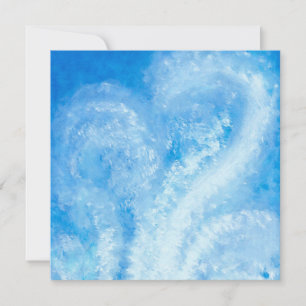 Wanneer de golven van de oceaan op de waterverf va kaart