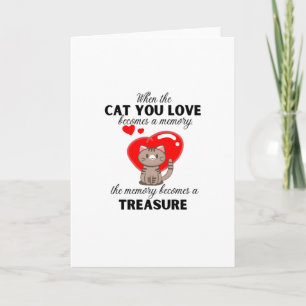 Wanneer de kat waar je van houdt een geheugen word kaart