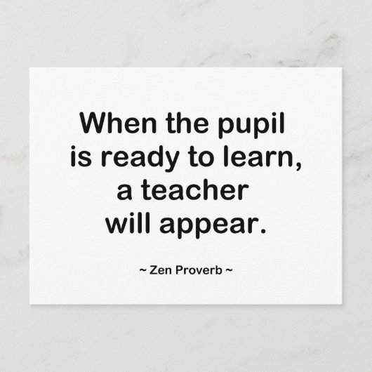 Wanneer de leerling klaar is briefkaart (Voorkant)