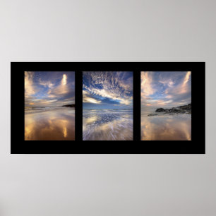 Wanneer de lucht en het zee elkaar ontmoeten. poster