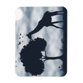 Wanneer de maan fluistert naar de Giraffe Magneet (Verticaal)