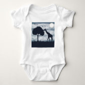 Wanneer de maan fluistert naar de Giraffe Romper (Voorkant)