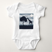 Wanneer de maan fluistert naar de Giraffe