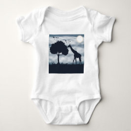 Wanneer de maan fluistert naar de Giraffe Romper