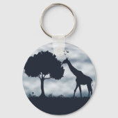 Wanneer de maan fluistert naar de Giraffe Sleutelhanger (Voorkant)