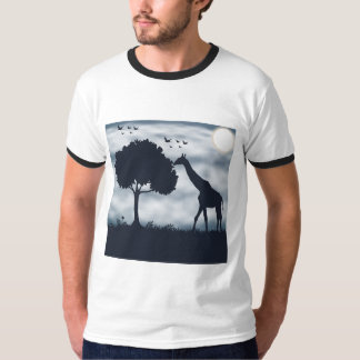 Wanneer de maan fluistert naar de Giraffe T-shirt