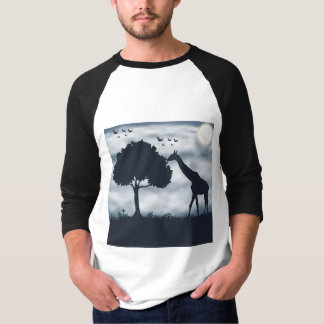 Wanneer de maan fluistert naar de Giraffe T-shirt
