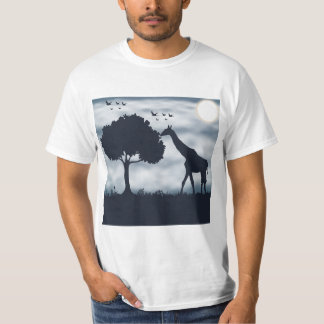 Wanneer de maan fluistert naar de Giraffe T-shirt