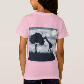 Wanneer de maan fluistert naar de Giraffe T-shirt (Achterkant)